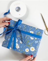 Bespoke Letterpress - Cotton Ribbon - Cobalt - 30 Meters