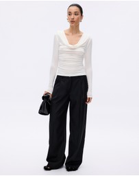 Minima Esenciales - Talia Tailored Wool Pants