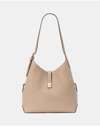 Kate Spade - Deco Pebbled Leather Large Shoulder Bag