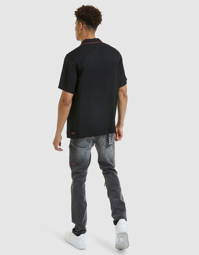 Ksubi - Downtown Ss Shirt Black Red