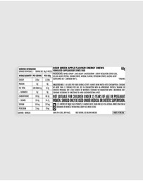 CLIF - Sour Green Apple Bloks Energy Chews - 18x60g
