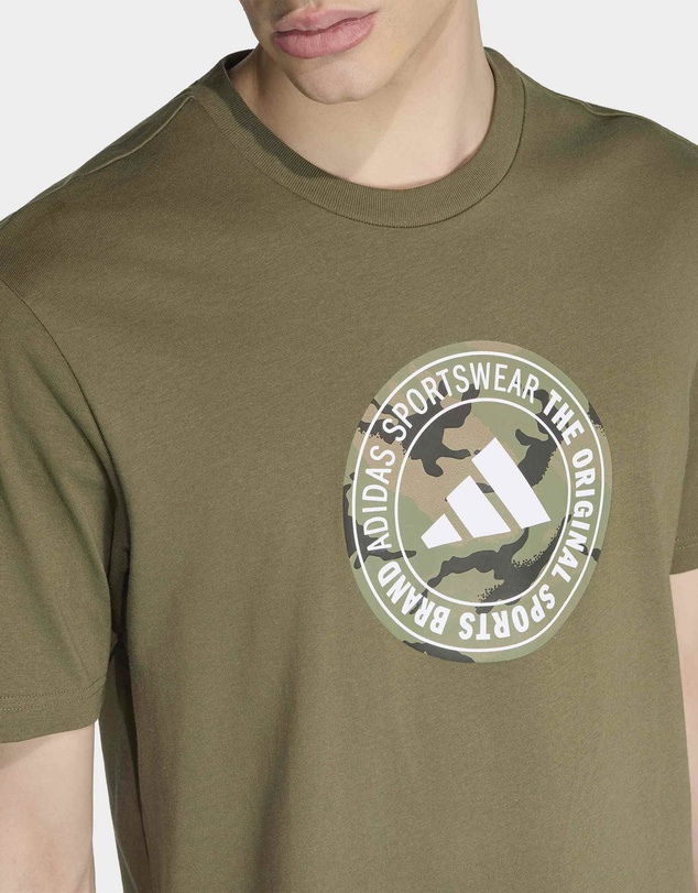 adidas Sportswear - CAMO CIRCLE GRAPHIC T-SHIRT Mens