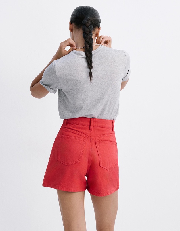 M.N.G - High-Rise Denim Shorts