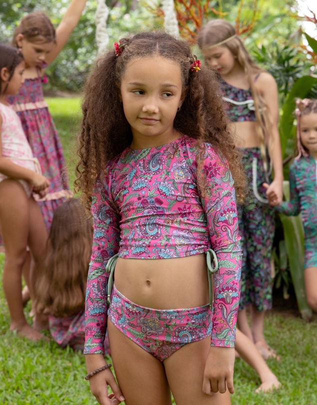 Olga Valentine - Long Sleeve 2-Piece Swim Set