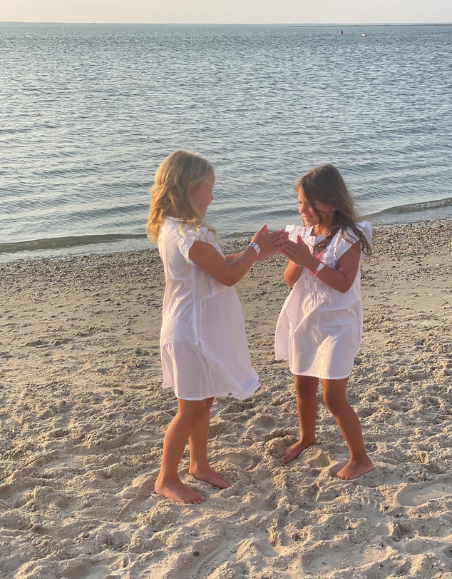 Sant And Abel - Girls Billie White Dress