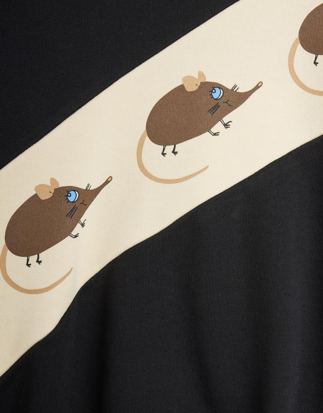 Mini Rodini - Elephant Shrew Panel Sweatshirt - Babies-Teens