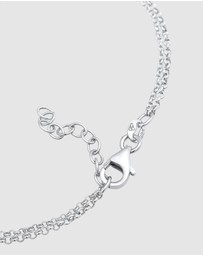 Elli Jewelry - Bracelet Zirconia Heart 925 Sterling Silver