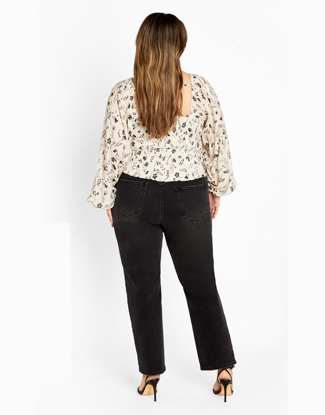 City Chic - Plus size Emmie Print Top