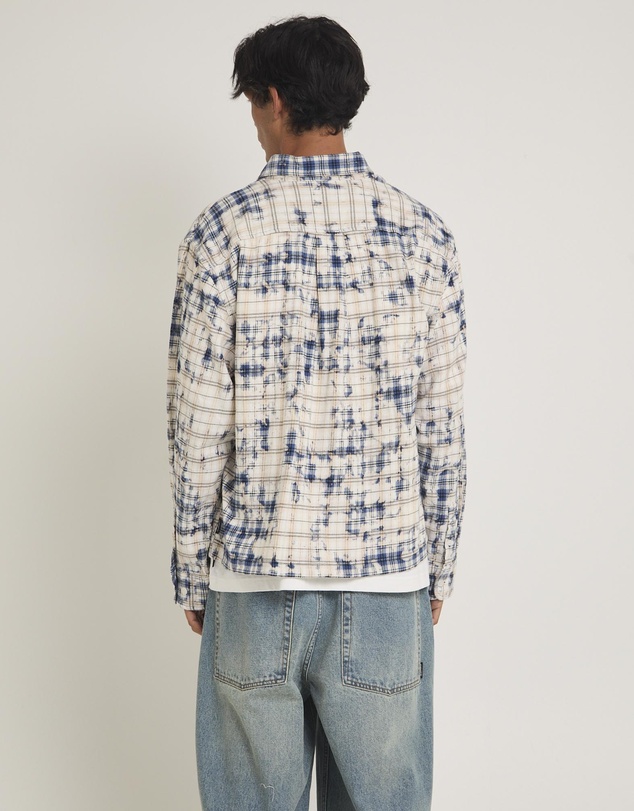 Insight - Bleached Flannel Long Sleeve Shirt