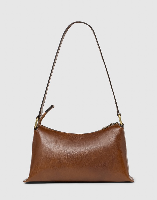 Florence - The Laura Tan Leather Shoulder Bag