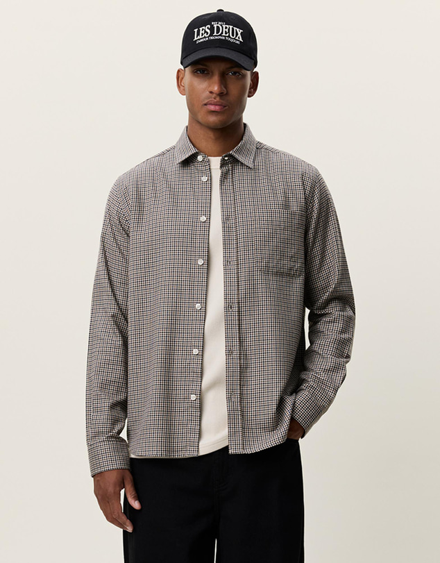 Les Deux - Mini Check Soft Shirt