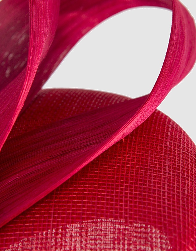 Max Alexander - Red Pillbox Racing Fascinator