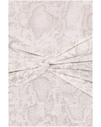 Petal & Pup - Bellie Twisted Mesh Top - Snake Print