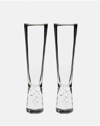 HOTTIE - Willie 2-Piece Champagne Flute Set