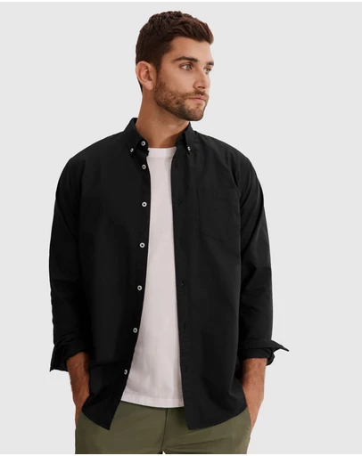 Country Road - Regular Fit Washed Oxford Shirt