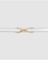 Belle & Bloom - London Mood Leather Tie Belt
