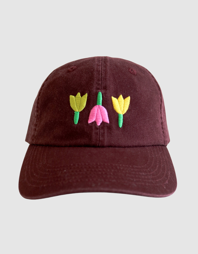 Mosey Me - Forget Me Not Cap - Burgundy
