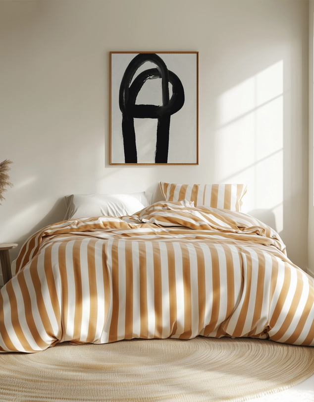 Olive et Oriel - Black Strokes No 2 by Treechild Art Print