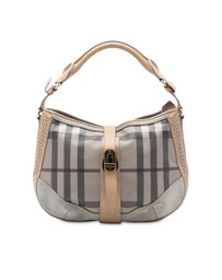 Pre-Loved by Azura Reborn - Pre-Loved Smoke Check Coated Canvas Bartow Hobo