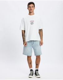 Thrills - Stagger Box Fit Oversize Cropped Tee