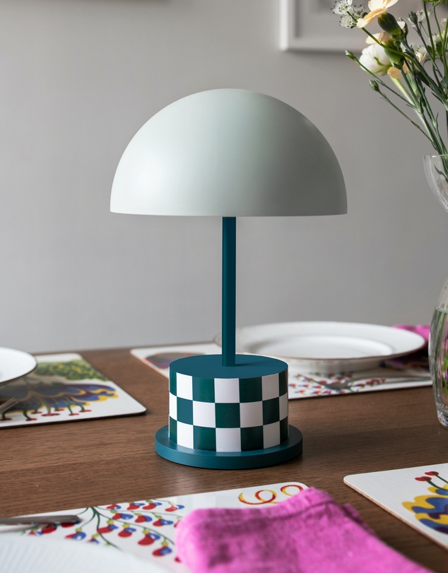 Printworks - Printworks Portable Lamp - Riviera - Checkers