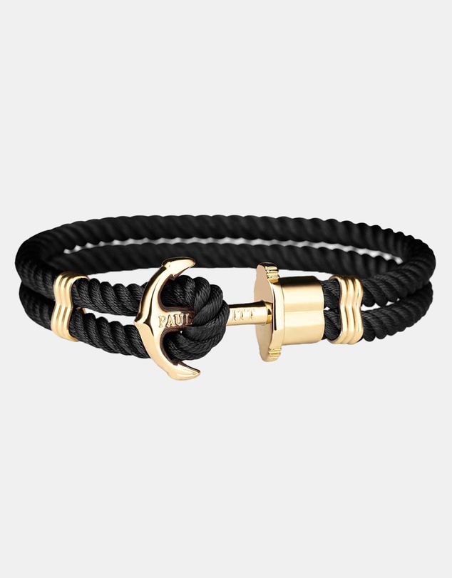 Paul Hewitt - Phrep Nylon Black Gold XXL Bracelet
