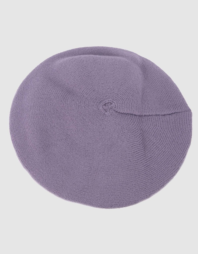 Max Alexander - European Made Purple Soft Wool Beret