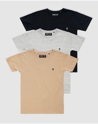 DVNT - 3-Pack Classic Embroidery Tee