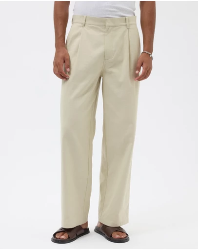 AERE - Vale Relaxed Pleated Pants