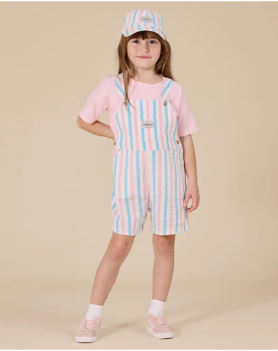 Goldie + Ace - Playtime Stripe Tate Cap - ICONIC EXCLUSIVE - Babies-Kids