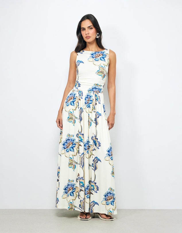 AERE - Elysia Jersey Midi Dress