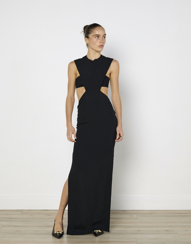 Cirkular - Pre-Loved - Scanlan Theodore Structured Cut Out Dress