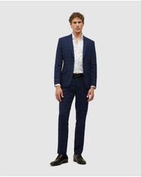 Politix - Sebastian Windowpane Check Tailored Jacket