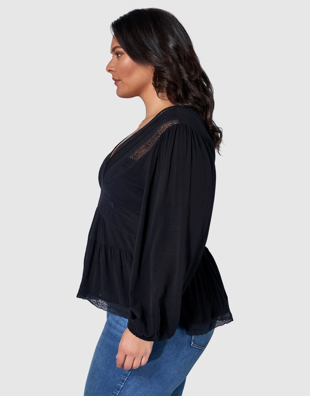 The Poetic Gypsy - Astral Passenger Lace Blouse