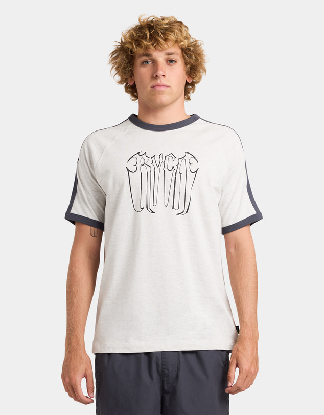 RVCA - Mens Melt Down Ringer T-Shirt