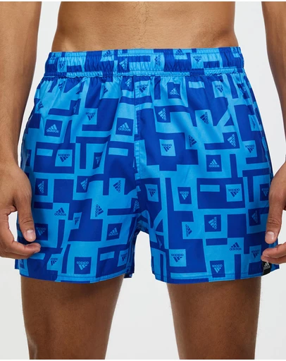 adidas Swim - Very Short Length Graphic Swim Shorts