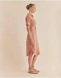 Amelius - Provence Linen Shirt Dress