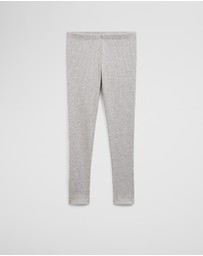 Country Road - Organically Grown Cotton Blend Solid Rib Legging