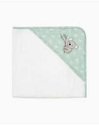 Living Textiles - Organic Hooded Towel - Australiana