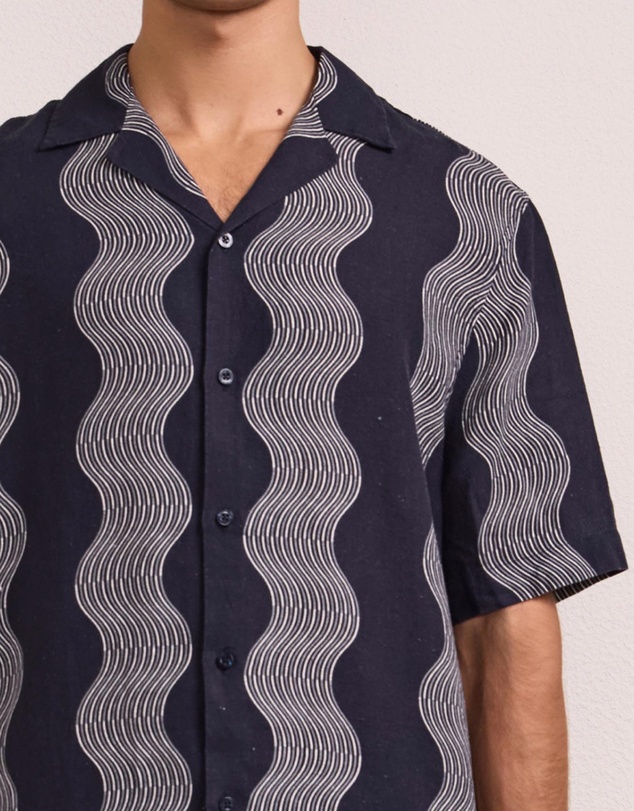 Frescobol Carioca - Roberto Linen SS Shirt