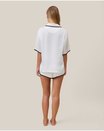 Papinelle - Annabelle Satin Boxer PJ Set