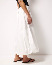 AERE - Avalon Bubble Hem Midi Dress