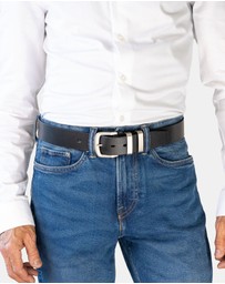 Buckle - Brumby. Australian Made Full Grain Natural Leather Belt. 38mm width.
