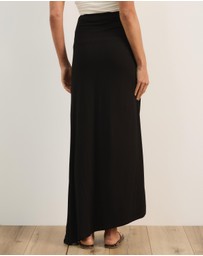Atmos&Here - Tara Jersey Maxi Skirt with Gathers