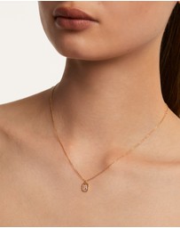 PDPAOLA - Mini Letter R Gold Necklace