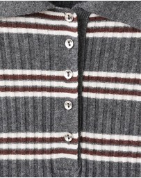 M.N.G - Striped Ribbed-Knit Sweater