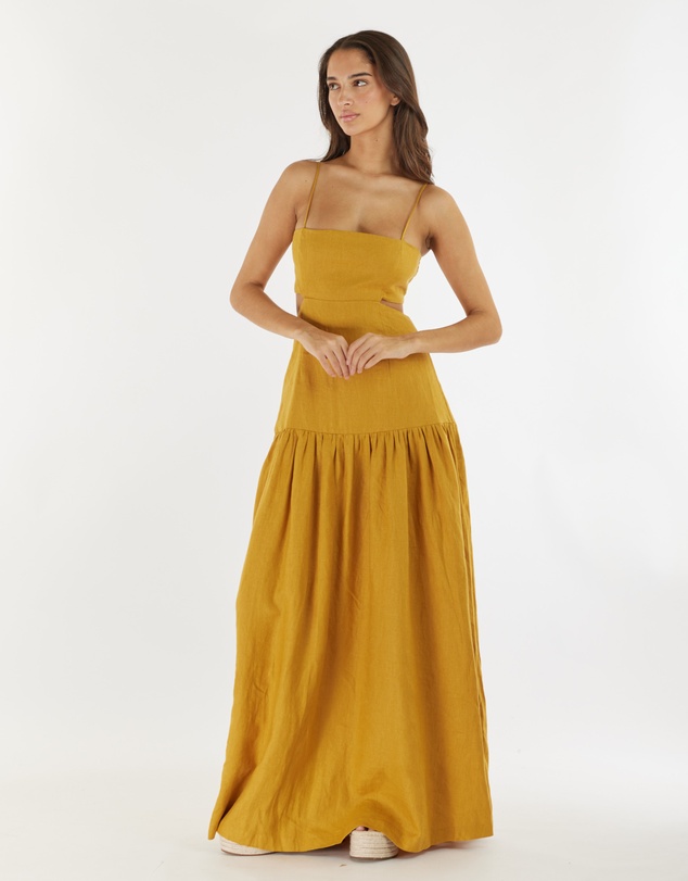Amelius - Nathalie Linen Maxi Dress