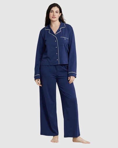 Polo Ralph Lauren - Polo Essentials Long Sleeve Cotton Jersey Pyjama Set
