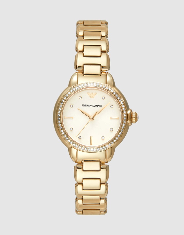 Emporio Armani - Gold Analogue Watch
