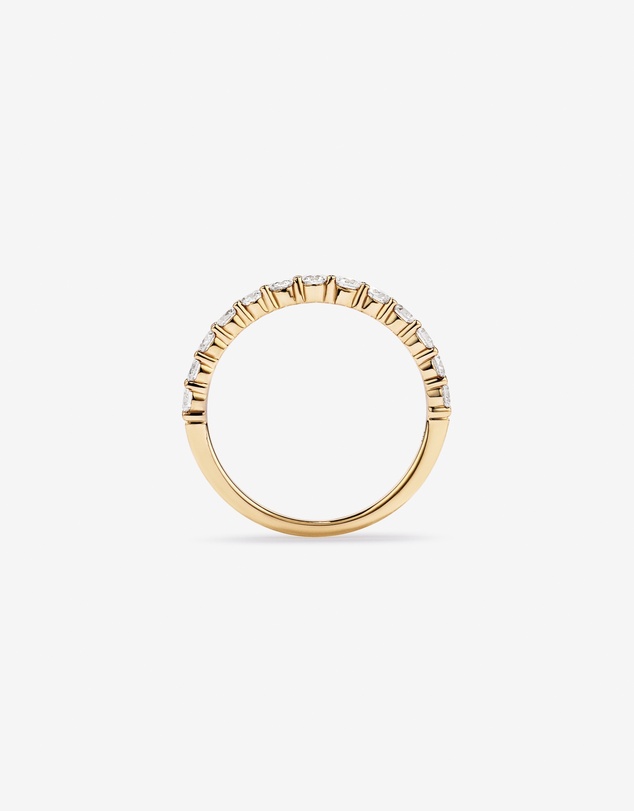 Michael Hill - 0.75 Carat TW Laboratory-Grown Diamond Wedding Band in 10kt Yellow Gold